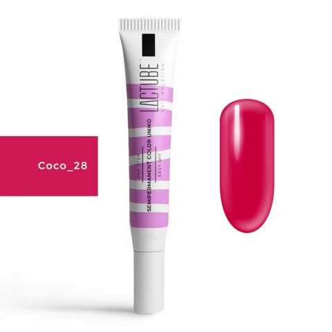 RED BRIGHT 15 ML COCO 28 UNIKO czerwony