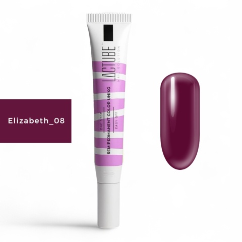RED PURPLE 15 ML ELIZABETH 08 UNIKO czerwony