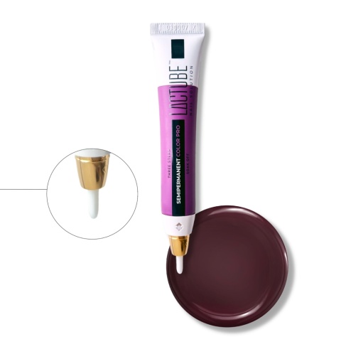 BORDEAUX DARK 15 ML NICOLE 43 COLOR PRO czerwony