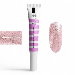 ROSE GOLD micro Glitter eco-friendly 15 ML ROSE 50 UNIKO złoty różowy